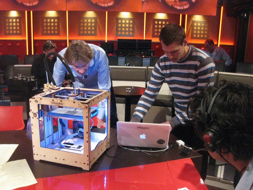 Ultimaker 3D Printer bij De Wereld Draait Door