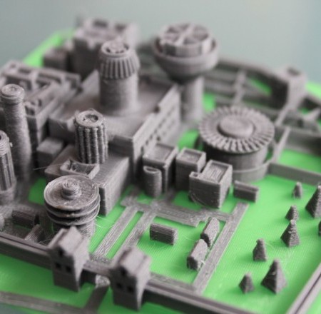 Winterfell 3D geprint