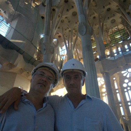 Enrico Dini in de Sagrada Familia