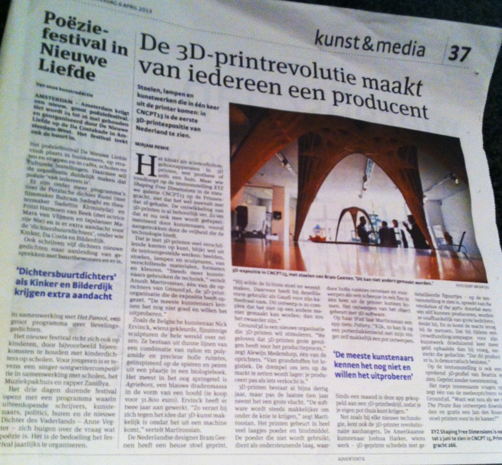 Ground3d in het Parool