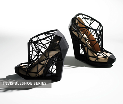 3D geprinte Invisible Shoes door Andreia Chaves