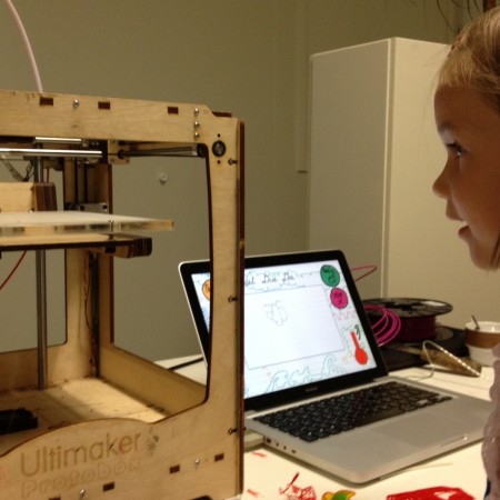 Kind en ultimaker