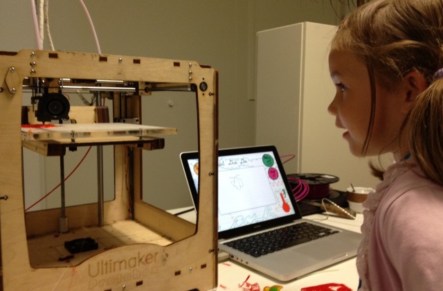Kind en ultimaker