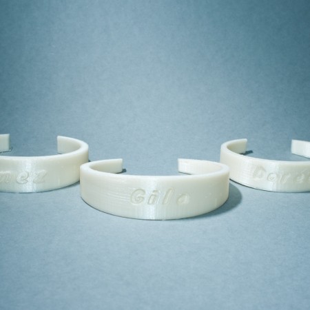 3d print je eigen armband met naam in het 3D Atelier