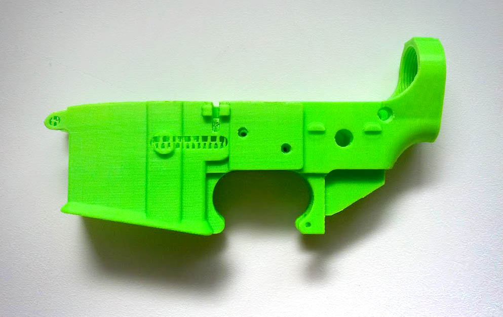 3D geprinte wapen onderdeel