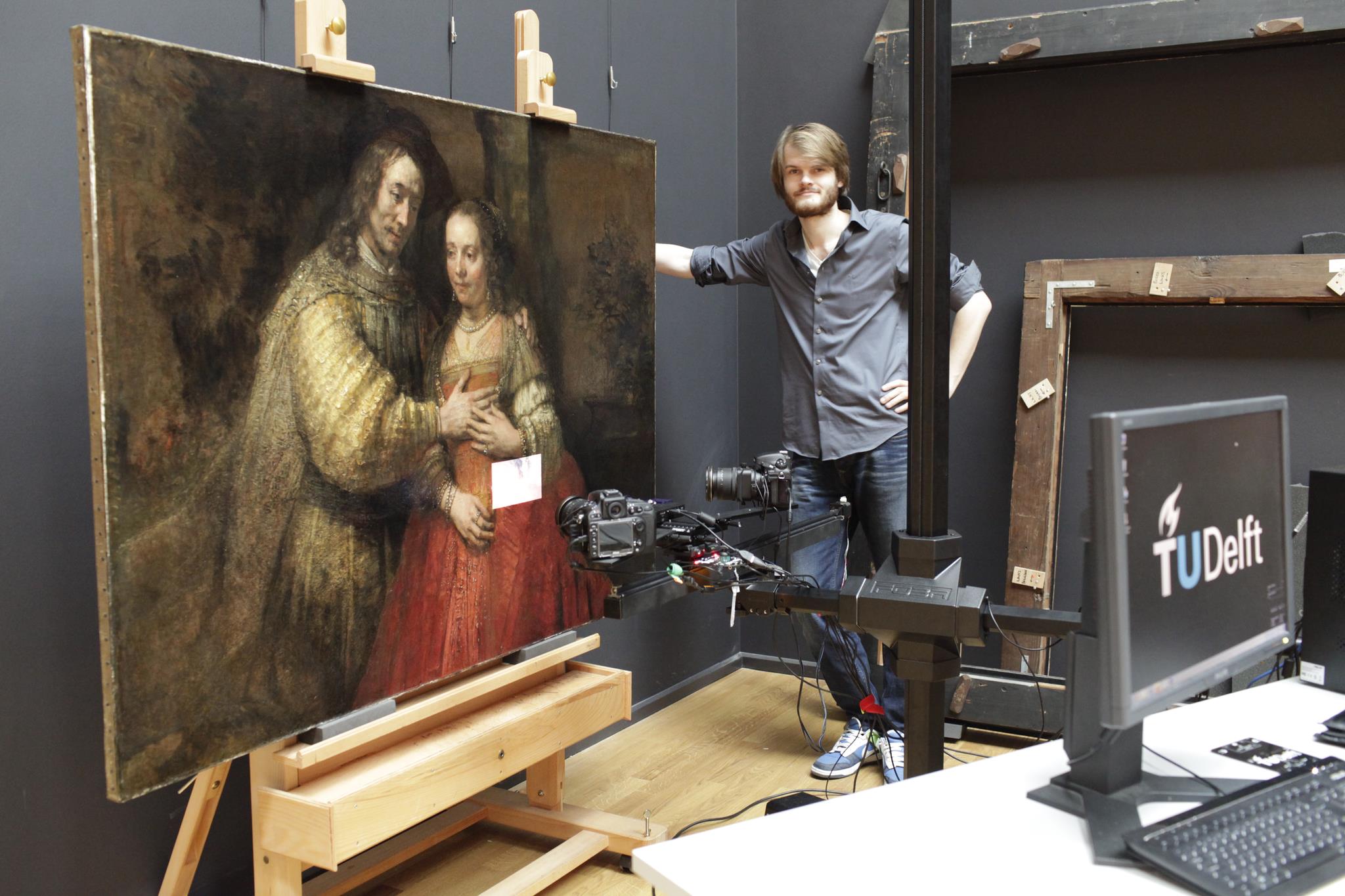 3D-scan Rembrandt door Tim Zaman