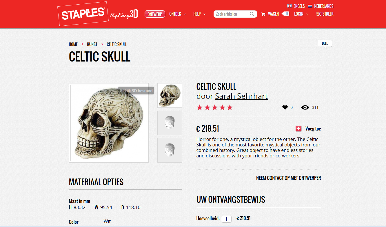 staples myeasy3d print platform